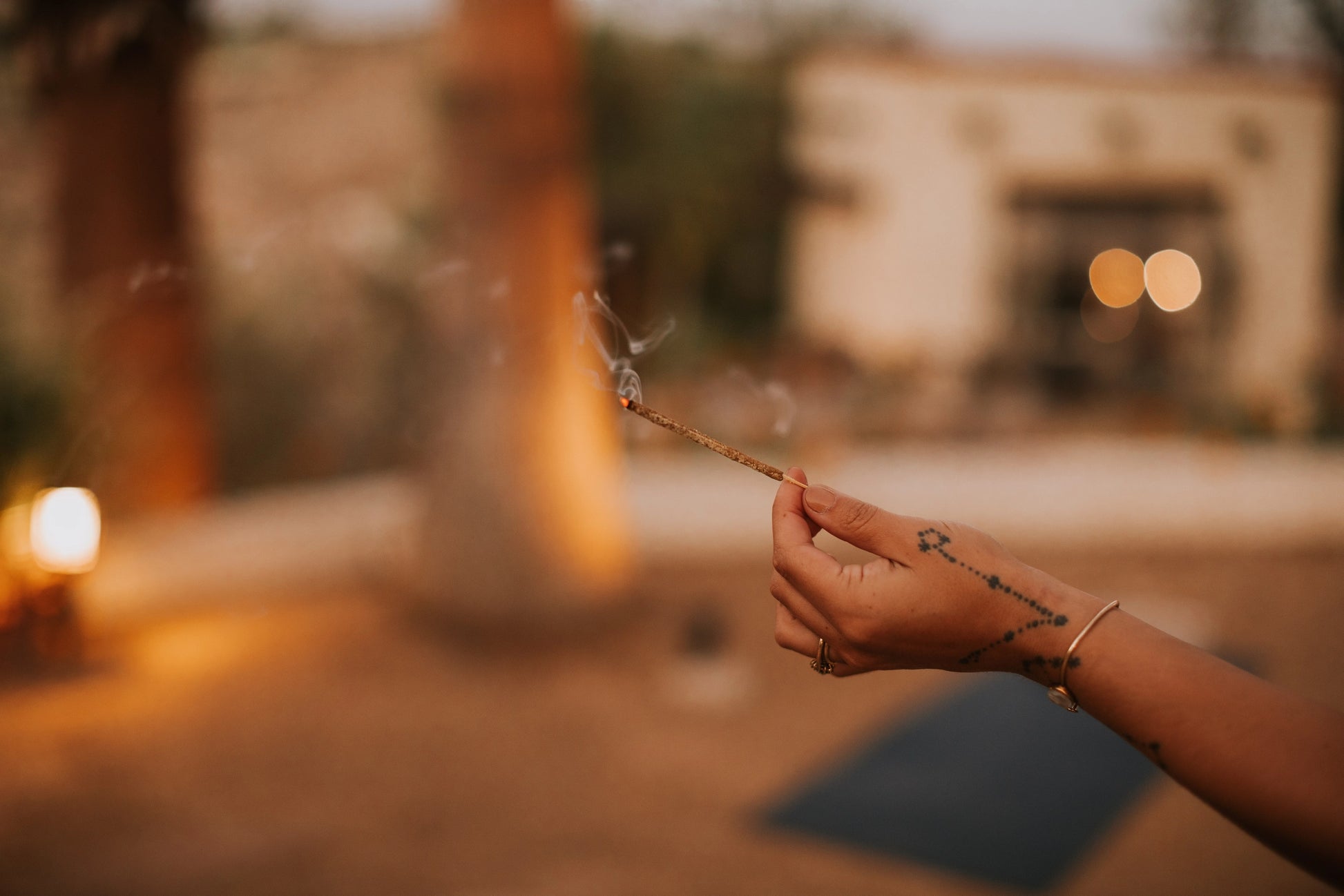 An offering, Carlos Nino, Palo Santo