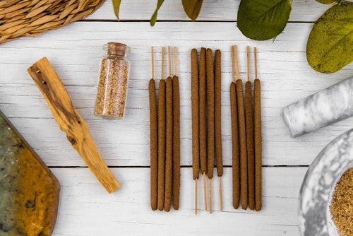 An offering, Carlos Nino, Palo Santo